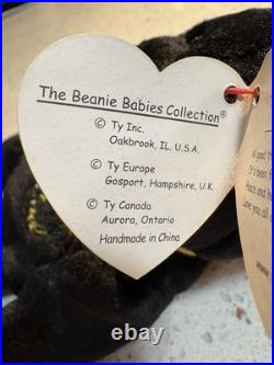 Ty Beanie Baby The End Bear Mint Condition- RARE With 4 ERRORS