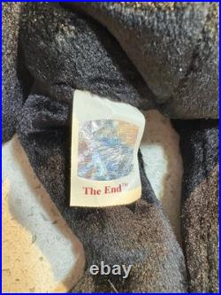 Ty Beanie Baby The End Bear Mint Condition- RARE With 4 ERRORS