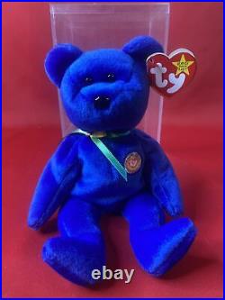 Ty Beanie Baby Ultra Rare Retired Clubby Bear 1998 Mint