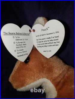 Ty Beanie Baby VERY RARE Pouch 96 Excellent condition