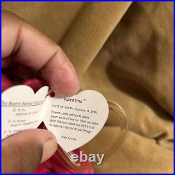Ty Beanie Baby Valentina 1998 Rare with Tag Errors