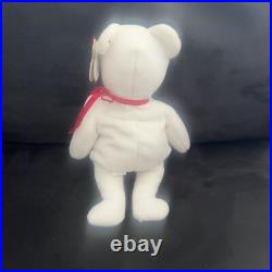 Ty Beanie Baby Valentino Bear With Rare Brown Nose
