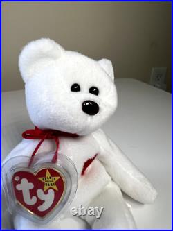 Ty Beanie Baby Valintino The Bear 1993 Retired With RARE Errors Ty Beanie Baby Valintino The Bear 1993 Retired With RARE Errors