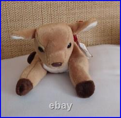 Ty Beanie Baby Whisper RARE RETIRED 1997 Pe Pellets TAG ERROR