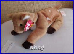 Ty Beanie Baby Whisper RARE RETIRED 1997 Pe Pellets TAG ERROR