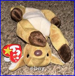 Ty Beanie Baby Whisper the Deer WITH ERRORS 1997/1998- Rare! Retired