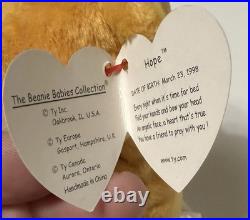 Ty Beanie HOPE The Praying Baby Bear W Multiple Errors EXTREMELY RARE! PRISTINE Ty Beanie HOPE The Praying Baby Bear W Multiple Errors EXTREMELY RARE! PRISTINE
