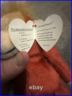 Ty Beanie Original Baby Schweetheart 1999 Retired/rare