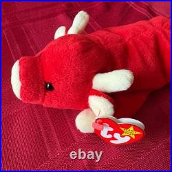 Ty Beanie Snort the Bull Retired and Rare, Many Errors