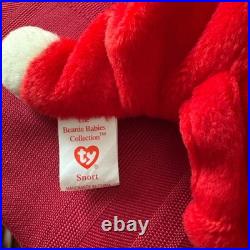 Ty Beanie Snort the Bull Retired and Rare, Many Errors