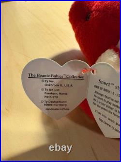 Ty Beanie Snort the Bull Retired and Rare, Many Errors