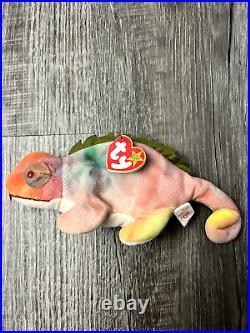 Ty Beanie babies rare, Iggy (incorrect fabric) 5th generation 4038 With tags