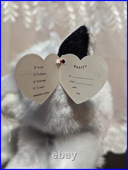 Ty Classic Collection Pearl The Gray Cat Mint, Vintage, Retired, Very Rare