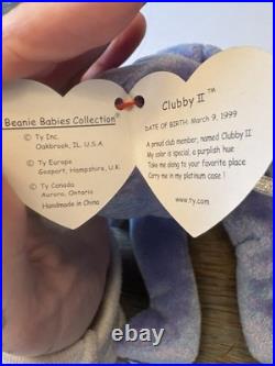 Ty Clubby II With RARE Tag Errors