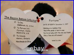 Ty Fortune/rare/errors Free Shipping Price Drop! Retired