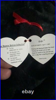 Ty Gigi 1998 RARE beanie baby great condition