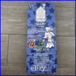 Ty Glory The Bear 1998/99 Mcdonalds Ty Teenie Beanie Baby, Rare, Errors Mint