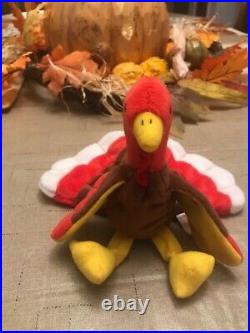 Ty Gobbles Beanie Baby 1996 Rare Retired With Errors (new) Add To Collection