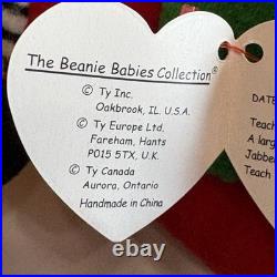 Ty Jabber Parrot Beanie Baby 1997-98 VERY RARE Swing/Tush Tag ERROR Vintage Mint