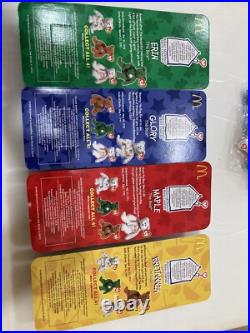 Ty McDonalds International Beanie Babies NIB RARE with errors Complete Set Of 4