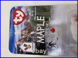 Ty McDonalds International Beanie Babies NIB RARE with errors Complete Set Of 4