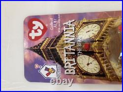 Ty McDonalds International Beanie Babies NIB RARE with errors Complete Set Of 4