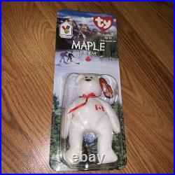 Ty McDonalds Teenie Beanie 1999 Maple The Bear (Rare)