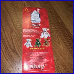 Ty McDonalds Teenie Beanie 1999 Maple The Bear (Rare)
