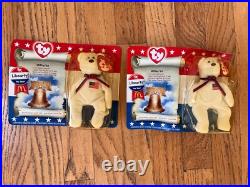 Ty Mcdonald's Libearty Beanie Babies. Rare. Never Opened, Price For 2, $115 Ea