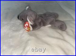Ty Mel the? Koala? Beanie Baby 1996 Grey/White Rare Plush Toy Collectible Ty Mel the? Koala? Beanie Baby 1996 Grey/White Rare Plush Toy Collectible