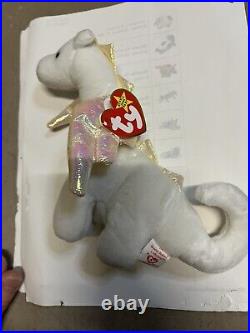 Ty Original Beanie Babies 8 inch MAGIC the Dragon Tag Errors, 1995 Rare 4088