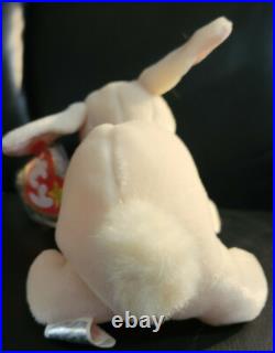 Ty Original Beanie Babies Nibbler Rabbit 1999 PE Pellets Mint Rare with Errors F/S