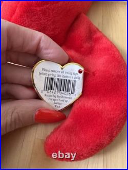 Ty Original Beanie Babies PINCHERS 93 RARE Retired 1st gen withTag Errors Ty Original Beanie Babies PINCHERS 93 RARE Retired 1st gen withTag Errors