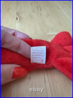 Ty Original Beanie Babies PINCHERS 93 RARE Retired 1st gen withTag Errors Ty Original Beanie Babies PINCHERS 93 RARE Retired 1st gen withTag Errors