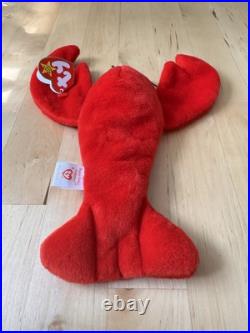 Ty Original Beanie Babies PINCHERS 93 RARE Retired 1st gen withTag Errors Ty Original Beanie Babies PINCHERS 93 RARE Retired 1st gen withTag Errors
