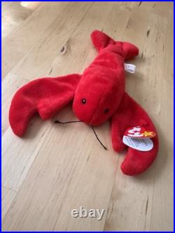 Ty Original Beanie Babies PINCHERS 93 RARE Retired 1st gen withTag Errors Ty Original Beanie Babies PINCHERS 93 RARE Retired 1st gen withTag Errors