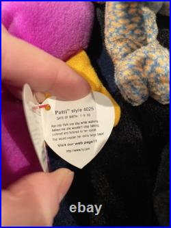 Ty Original Beanie Baby 1990s Bundle All With Rare Tag Errors