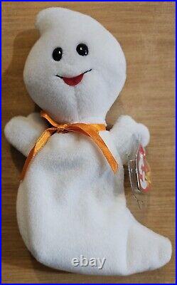 Ty Original Beanie Baby 1995 Spooky the Ghost Retired EXTREAMLY Rare