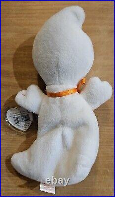 Ty Original Beanie Baby 1995 Spooky the Ghost Retired EXTREAMLY Rare