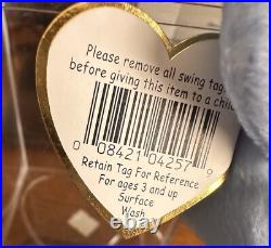 Ty Original Beanie Baby 1999 Holiday Teddy Bear Rare Retired Tag Errors MintCond