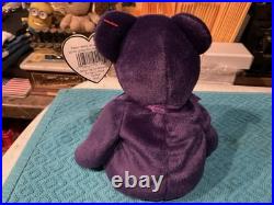 Ty Princess Beanie Babyrare Error? 1997 Erin Tag Made In China P. E. Pellets