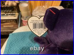 Ty Princess Beanie Babyrare Error? 1997 Erin Tag Made In China P. E. Pellets