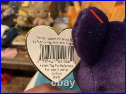 Ty Princess Beanie Babyrare Error? 1997 Erin Tag Made In China P. E. Pellets