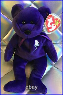 Ty Princess Diana Beanie Baby 1997 Rare Stamped tag Collectible Mint Condition