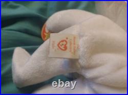 Ty RARE Beanie Baby Halo the Angel Bear Vintage (ERRORS/RARE BROWN NOSE)