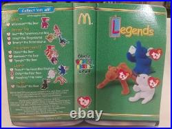 Ty RARE McDonalds Teenie Beanie Babies'Legends' Complete Set of 3 Brand New