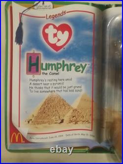 Ty RARE McDonalds Teenie Beanie Babies'Legends' Complete Set of 3 Brand New