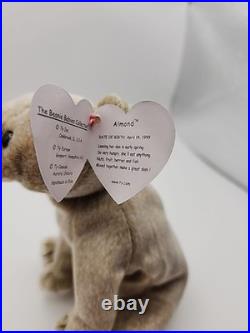 Ty Rare 1999 Beanie Baby Almond with Errors