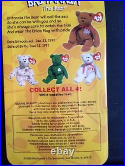 Ty Rare Beanie Babies Set Mcdonald's 1993 Tag Nib