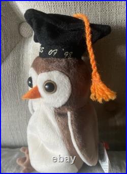 Ty Rare Original Wise Owl Beanie Baby 1998 With True Factory Tag Errors Ty Rare Original Wise Owl Beanie Baby 1998 With True Factory Tag Errors